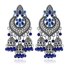 Boho chandellier jhumka for sale  Delivered anywhere in USA 