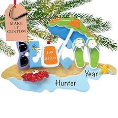 Personalised beach ornament for sale  Delivered anywhere in UK