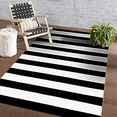 Black white striped for sale  Delivered anywhere in UK