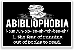 Abibliophobia fear running for sale  Delivered anywhere in USA 