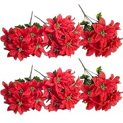 Rtway artificial poinsettia for sale  Delivered anywhere in UK