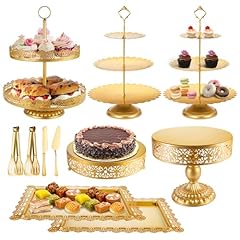 Gold cake stand for sale  Delivered anywhere in USA 
