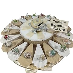 Torta bomboniere comunione usato  Spedito ovunque in Italia 