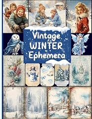 Vintage winter ephemera for sale  Delivered anywhere in USA 