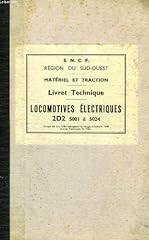 Livret technique locomotives d'occasion  Livré partout en France