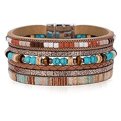 Boho leather wrap for sale  Delivered anywhere in USA 