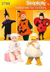 Simplicity 2788toddler costume for sale  Delivered anywhere in UK