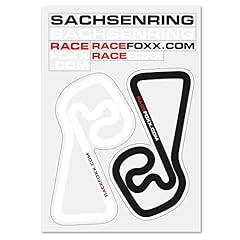 Sachsenring autocollants racef d'occasion  Livré partout en France