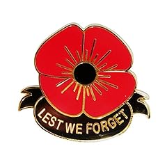 Poppy lapel badge for sale  Delivered anywhere in UK