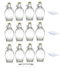 Premium Vials, 8 Ounce, 12 Pack, Empty Glass Syrup, used for sale  Delivered anywhere in Canada