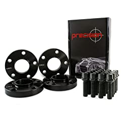 2 Pairs of 20mm Black Hubcentric Wheel Spacers & Bolts, used for sale  Delivered anywhere in UK