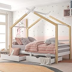 Wooden house bed for sale  Delivered anywhere in UK