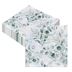 Eucalyptus napkins sage for sale  Delivered anywhere in UK