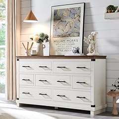 Farmhouse drawers dresser for sale  Delivered anywhere in USA 