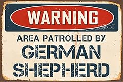 StickerPirate Warning Area Patrolled by German Shepherd for sale  Delivered anywhere in Canada