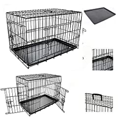 Used, TAHA ® Dog Pet Training Transport crate Fold Flat cage for sale  Delivered anywhere in UK