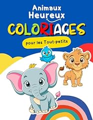 Animaux heureux coloriages d'occasion  Livré partout en France