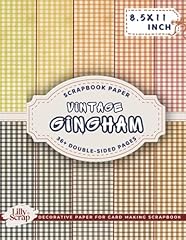 Vintage gingham scrapbook for sale  Delivered anywhere in UK