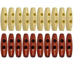 Wood toggle buttons for sale  Delivered anywhere in UK