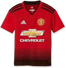 adidas 18/19 Manchester United Home, T-Shirt Sportiva Bambini e Ragazzi, Real Red/Nero, 13-14 usato  Spedito ovunque in Italia 