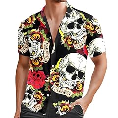 Camicia hawaiana uomo usato  Spedito ovunque in Italia 