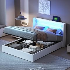 Letto matrimoniale imbottito usato  Spedito ovunque in Italia 