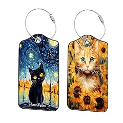 2pcs luggage tags for sale  Delivered anywhere in UK