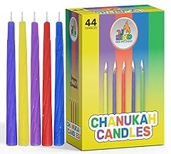 Colorful chanukah candles for sale  Delivered anywhere in UK