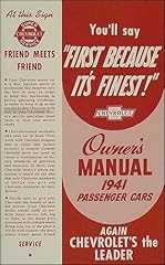 Chevrolet owner manual for sale  Delivered anywhere in USA 