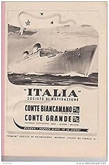 Italia societa navigazione. usato  Spedito ovunque in Italia 