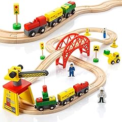 Kipipol wooden train for sale  Delivered anywhere in USA 