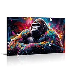 Gorilla canvas prints for sale  Delivered anywhere in USA 