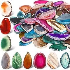 Pcs agate slice for sale  Delivered anywhere in USA 