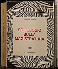 Soliloquio sulla magistratura d'occasion  Livré partout en Belgiqu