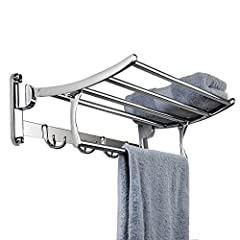 Candora Stainless Steel Wall Mounted Bathroom Towel for sale  Delivered anywhere in UK