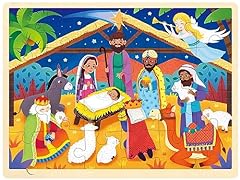 Moinkidz wooden nativity for sale  Delivered anywhere in USA 