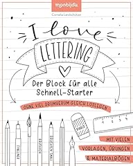 Love lettering block gebraucht kaufen  Wird an jeden Ort in Deutschland