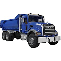Bruder 02823 MACK Granite Halfpipe Dump Truck, used for sale  Delivered anywhere in USA 