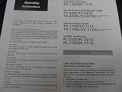 Operating instructions pioneer for sale  Delivered anywhere in UK