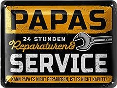 Lanolu blechschild papas gebraucht kaufen  Wird an jeden Ort in Deutschland