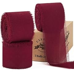 Burgundy ribbon rolls for sale  Delivered anywhere in USA 