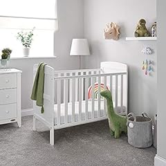 Obaby Grace Mini Cot Bed, White for sale  Delivered anywhere in UK