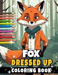 Fox dressed coloring for sale  Delivered anywhere in UK
