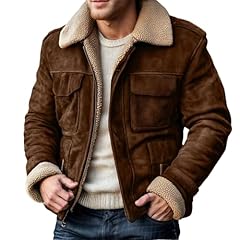 Rszgsws mens shearling for sale  Delivered anywhere in USA 