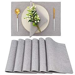 Gray place mats for sale  Delivered anywhere in USA 