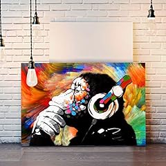 Canvasartshop monkey banksy for sale  Delivered anywhere in Ireland