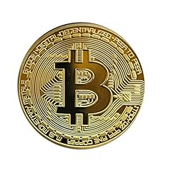 Placcato oro bitcoin usato  Spedito ovunque in Italia 