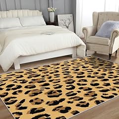 Leopard print rug for sale  Delivered anywhere in USA 
