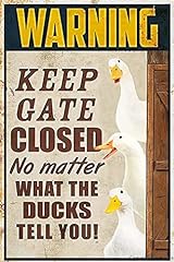 Cusde ducks warning for sale  Delivered anywhere in USA 