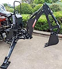 Category 1 BHM5600 3 Point Hitch PTO Hydraulic Farm Backhoe Tractor Attachment Excavator with 10" Bucket and Tank for sale  Delivered anywhere in USA 